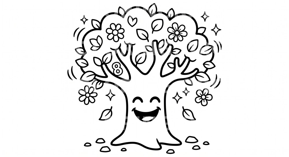 Arbre souriant
