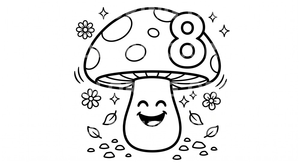 Champignon souriant