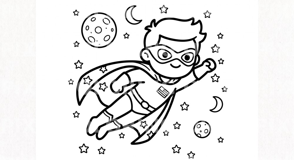 Super heros enfant