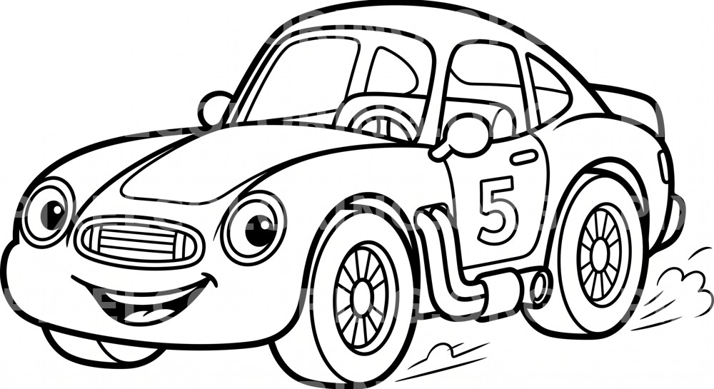 Voiture course enfant