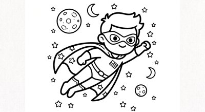 Super heros enfant