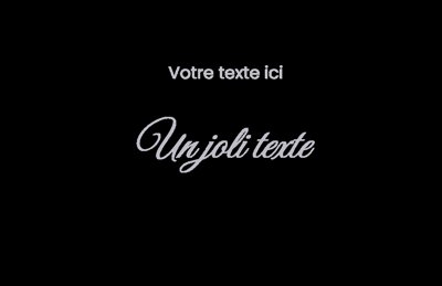 Carte de visite vierge